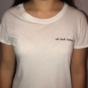 A white shirt from Brandy Melville!